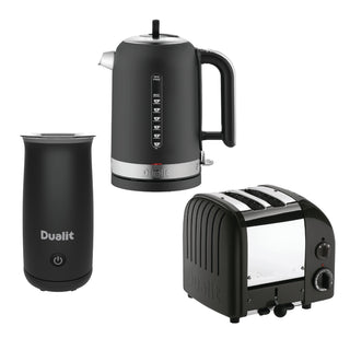 Must veekeetja, rösteri ja šokolaadimasina komplekt